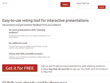 Tablet Screenshot of iqpolls.com